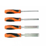 Set dalti pentru lemn 4 piese Gadget, otel CrV, maner ergonomic