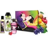 Cumpara ieftin Shunga - Fruity Kisses Collection, Kit masaj erotic pentru cupluri