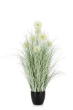 Cumpara ieftin Planta artificiala in ghiveci verde alb 75x105 cm