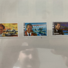 Serie timbre cu avioane, aviatie, nestampilate, MNH