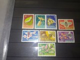TIMBRE ROMANIA LP 574 SERICULTURA SI APICULTURA 1963, Nestampilat