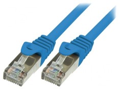 Patch Cord Albastru F/UTP 5e 1m Ecranat foto