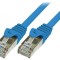Patch cord Ethernet Cat5e Albastru 0,5m