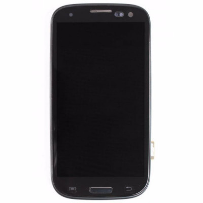 Display Samsung Galaxy S3 i9300 cu rama original negru foto