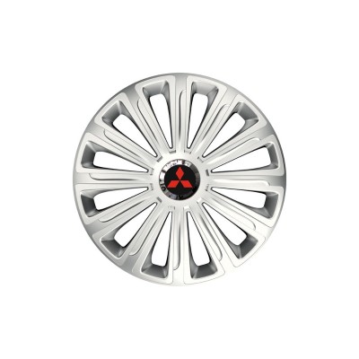Set 4 capace roti Cu Inel Cromat Trend R16 Compatibil Cu Mitsubisi foto