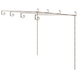 Cumpara ieftin Pergola de gradina, maro antic, 4x3x2,5 m, fier