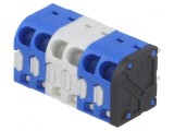 Regletă de conexiuni PCB 45&deg; 3,5mm 6 piste 5A