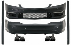 Pachet Exterior Complet Mercedes S-Class W221 (2005-2011) si Ornamente evacuare Negre Performance AutoTuning foto