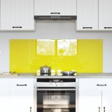 Cumpara ieftin Spate de bucătărie 2 pcs Galben 70 x 50 cm sticlă securizată