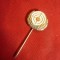 Insigna veche Tir -DDR - GST ,metal si email ,d=2cm