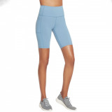 Cumpara ieftin Pantaloni scurti Skechers Go Walk High Waisted Bike Short W3SH53-BLGY albastru