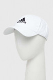 Adidas șapcă culoarea alb, cu imprimeu II3552