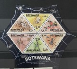 PC267 - BOTSWANA 2020 Insecte/ Paianjeni , serie MNH, 6v