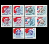 1964 - navigatia cosmica, cosmonauti, serie ndt neuzata