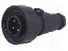 Conector circular, tata, 4 pini, BULGIN - PX0748/P