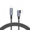 Cablu Date si Incarcare USB-C - USB-C Tech-Protect Ultraboost Max L, 240W, 1.5m, Gri, Universal