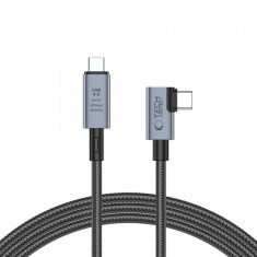 Cablu Date si Incarcare USB-C - USB-C Tech-Protect Ultraboost Max L, 240W, 1.5m, Gri