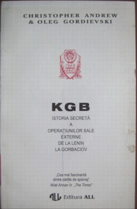 Ch.Andrew - KGB. Istoria secreta de la Lenin la Gorbaciov