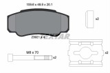 Set placute frana TEXTAR 2392101