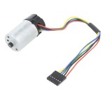 Motor DC, 6V DC, 6.5A, POLOLU, HP 6V MOTOR 48 CPR ENCODER 25D METAL GEA, T154333