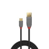 Cablu Lindy 1m USB 2.0 Type A to C &quot;LY-36886&quot; (timbru verde 0.08 lei)
