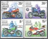 Guinee Bissau 1985 Motorcycles A.27, Stampilat