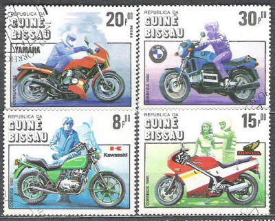 Guinee Bissau 1985 Motorcycles A.27 foto