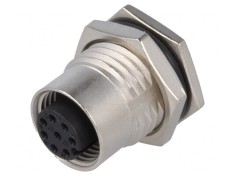 Soclu M12 8-Pin Mama 30V 2A DeviceNet CANopen THT foto
