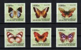 GUINEEA 2002 - Fluturi / serie completa MNH