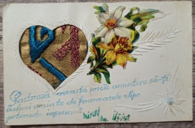 Felicitare interbelica foto