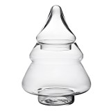 Cumpara ieftin Borcan Bradut Craciun sticla transparenta &Oslash; 19x29 cm