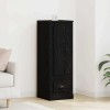 VidaXL Bufet Negru Stejar cu sertar Stejar Negru 36 x 35.5 x 103.5 cm 862819