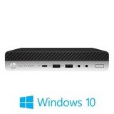 Mini PC HP EliteDesk 800 G3, Quad Core i5-6500T, 8GB, 256GB SSD, Win 10 Home