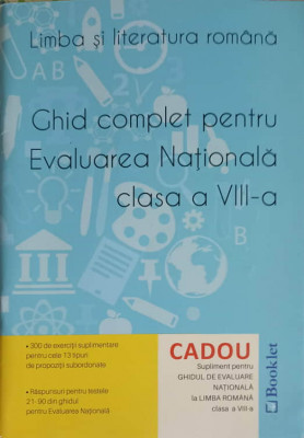 GHID COMPLET PENTRU EVALUAREA NATIONALA CLASA A VIII-A-OANA CHIRITA foto