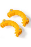 2 bucăți ascuțitoare de burghie din plastic pentru toate tipurile de burghie, cu 4 tije filetate și 4 piulițe, accesoriu pentru polizor unghiular