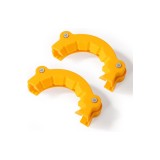 2 bucăți ascuțitoare de burghie din plastic pentru toate tipurile de burghie, cu 4 tije filetate și 4 piulițe, accesoriu pentru polizor unghiular
