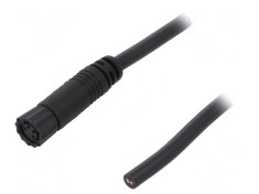 Conector M8 2m 4 Pin Drept Cu Man?on ?i Cabluri foto