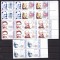 ROMANIA 2005 LP 1681 ANIVERSARI COMEMORARI BLOCURI DE 4 TIMBRE MNH