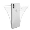 Husa Full TPU 360&deg; Fata+Spate Apple iPhone X Protectie Completa Subtire 0.3mm