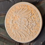 Germania 2 zwei mark 1904 D , argint