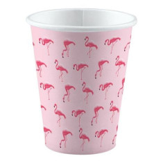 Pahare flamingo petrecere 250 ml