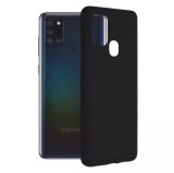 Husa Silicon Neagra Samsung Galaxy A21s Protectie Antizgarieturi Slim
