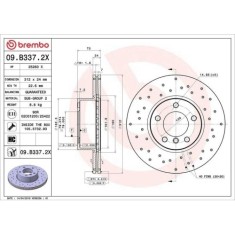 Set disc frana BMW 1 (F20) 07.11-06.19, 1 (F21) 12.11-12.19, 1 Van (F20) 03.15-06.19, 2 Cabriolet (F23) 03.14-06.21, 2 Coupe (F22 F87) 10.12-06.21, 3