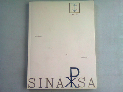 REVISTA SINAPSA NR.11/2008 (REVISTA DE ARTA, FILOSOFIE, STIINTA, TEOLOGIE) foto