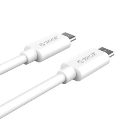 Cablu USB Orico CTC100M-10 USB Type-C - USB Type-C 1m alb foto
