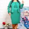 Rochie Gavis Stil Compleu BulineMarimea