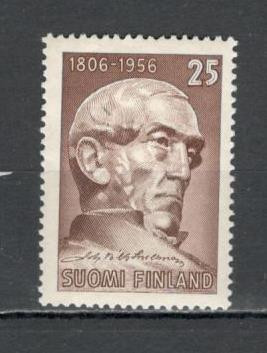 Finlanda.1956 150 ani nastere J.V.Snellman-om de stat KF.57 foto