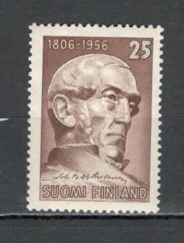 Finlanda.1956 150 ani nastere J.V.Snelman-om de stat DF.5 foto