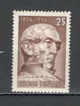 Finlanda.1956 150 ani nastere J.V.Snelman-om de stat DF.5