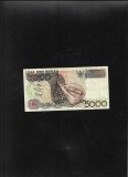 Rar! Indonezia 5000 rupiah rupii 1992(97) seria064823